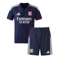 Fotbalové Dres Olympique Lyonnais Dětské Venkovní 2025-26 Krátký Rukáv (+ trenýrky)